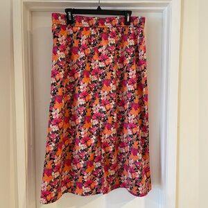 Loft Floral Women's Midi Skirt - Multicolor